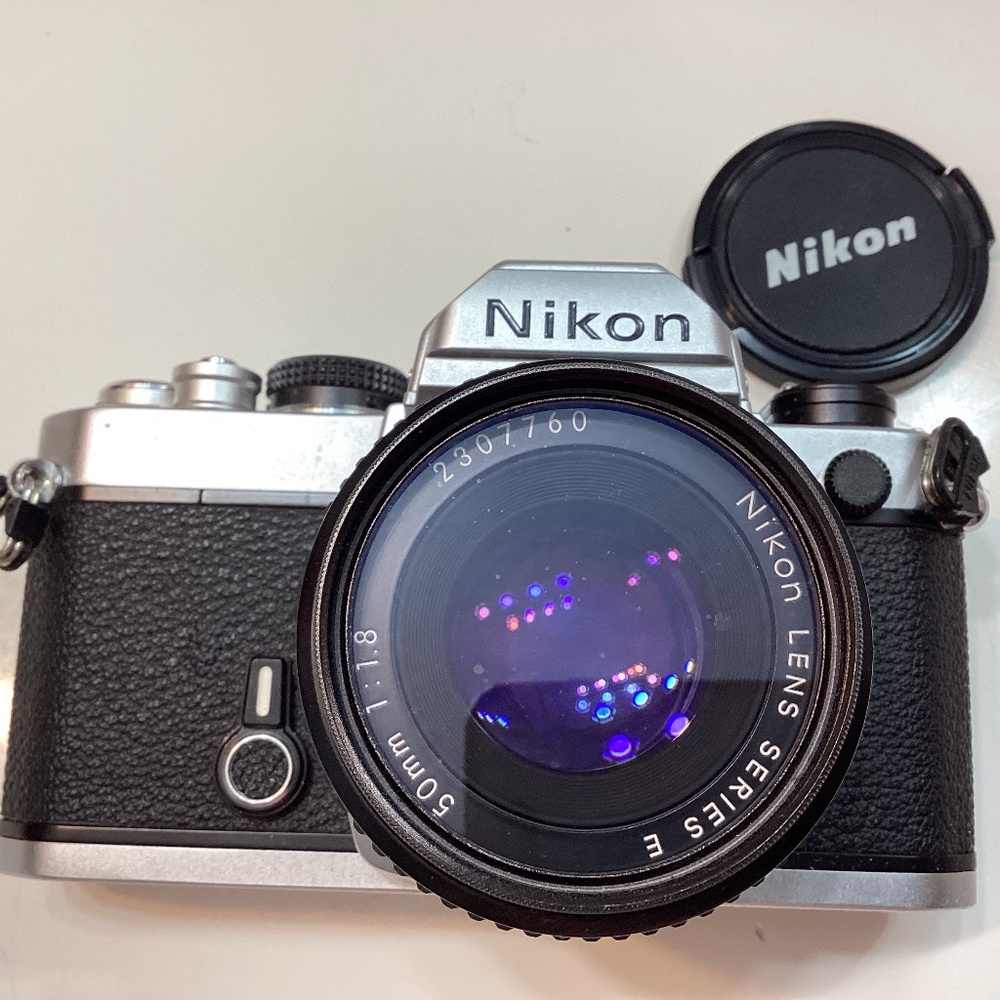 Nikon Camera Single Lens Reflex FM with 50 mm Lens